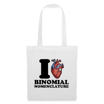 I love binomial nomenclature - Tote Bag - white - Front