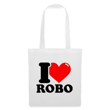 I love robo Vorname - Stoffbeutel - Weiß - Vorne