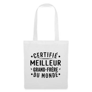 Certified Best Big Brother In The World Big Brother - Tote Bag - white - Front