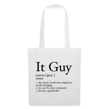 It guy definition - Tote Bag - white - Front