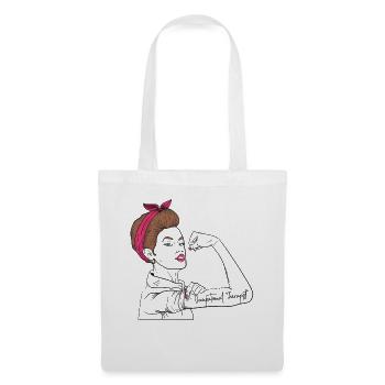Ergotherapeut Rosie The Riveter - Stoffbeutel - Weiß - Vorne