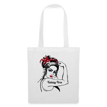 Radiology nurse Rosie The Riveter - Tote Bag - white - Front