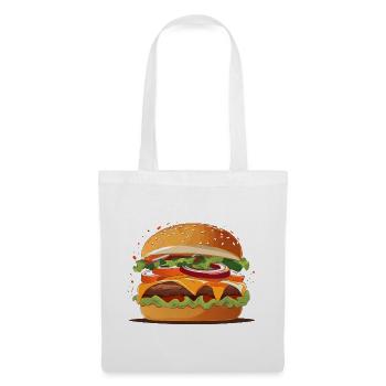 Burger - Stoffbeutel - Weiß - Vorne