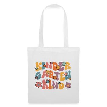 Je suis un enfant de maternelle maternelle licorne - Sac en tissu - blanc - Devant
