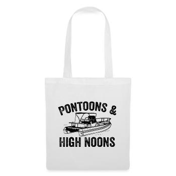 Girls Trip Lake – Pontons und High Noons - Stoffbeutel - Weiß - Vorne