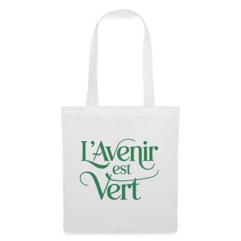 L'avenir est vert - Sac en tissu - blanc - Devant