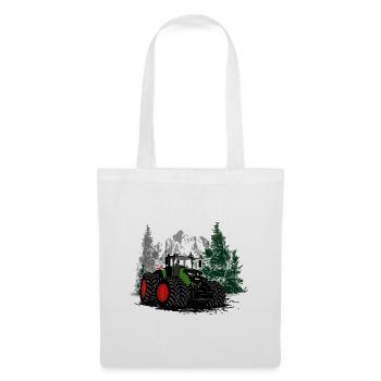 Tracteur - Tracteur - Agriculteur - Agriculteur - Sac en tissu - blanc - Devant