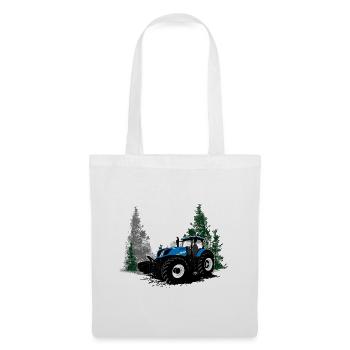 Tracteur - Tracteur - Agriculteur - Agriculteur - Sac en tissu - blanc - Devant