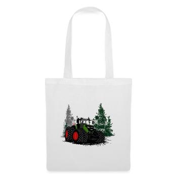 Tracteur - Tracteur - Agriculteur - Agriculteur - Sac en tissu - blanc - Devant