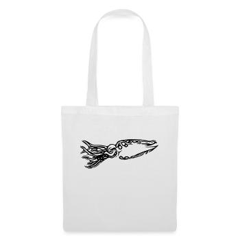 calamar - Sac en tissu - blanc - Devant