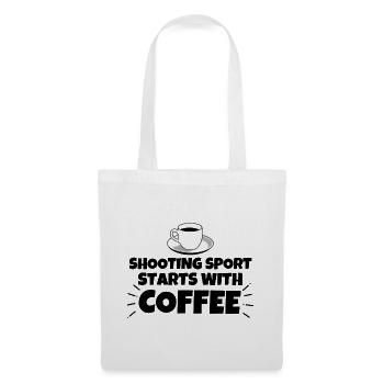 Shooting sport funny saying coffee - Tote Bag - white - Front