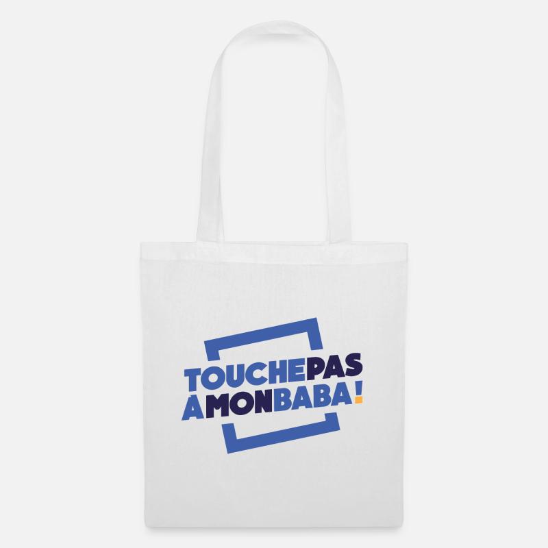 Touche pas à mon Baba - Sac en tissu - blanc