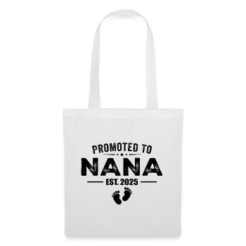 Promoted To Nana is 2025 Funny For New Nana - Tote Bag - white - Front