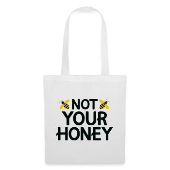 Pas votre miel - Sac en tissu - blanc - Devant