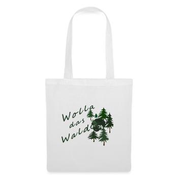 Wolla das Waldschaf! - Stoffbeutel - Weiß - Vorne