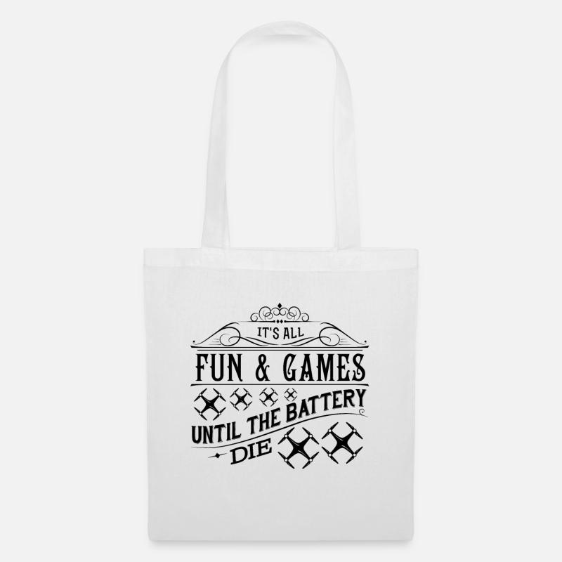 Until the drone is empty - Tote Bag - white