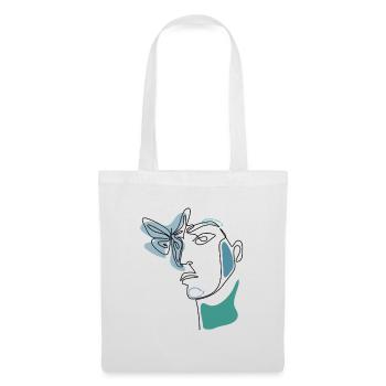 OneLine Art and Line Art Art Lineart Face - Tote Bag - white - Front