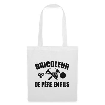 Handyman from Father to Son DIY Tools - Tote Bag - white - Front
