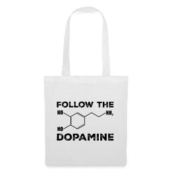 Follow the dopamine Molecule Awareness Science - Tote Bag - white - Front