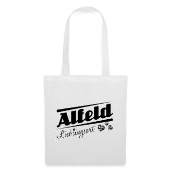 Alfeld - Lieblingsort mit Stadtnamen - Stoffbeutel - Weiß - Vorne
