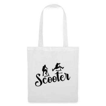 Scooter cadeau sport astuces hobby style de vie - Sac en tissu - blanc - Devant