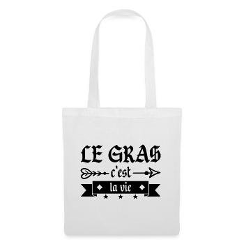 Fat is life - Tote Bag - white - Front