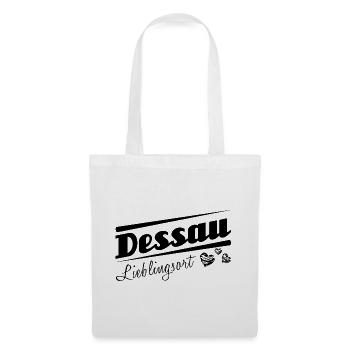 Dessau - Lieblingsort mit Stadtnamen - Stoffbeutel - Weiß - Vorne