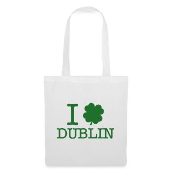 I Love Dublin - Tote Bag - white - Front