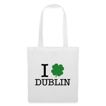 Ich liebe Dublin - Stoffbeutel - Weiß - Vorne