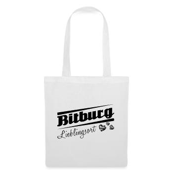 Bitburg - Lieblingsort mit Stadtnamen - Stoffbeutel - Weiß - Vorne