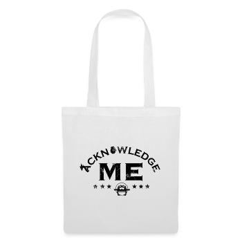 T shirt black - Sac en tissu - blanc - Devant