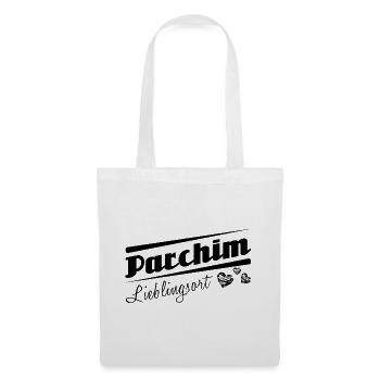 Parchim - Lieblingsort mit Stadtnamen - Stoffbeutel - Weiß - Vorne