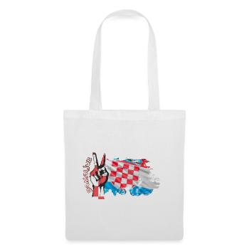 Croatie Croate Hrvatska Croatie Croates Croates Croates - Sac en tissu - blanc - Devant