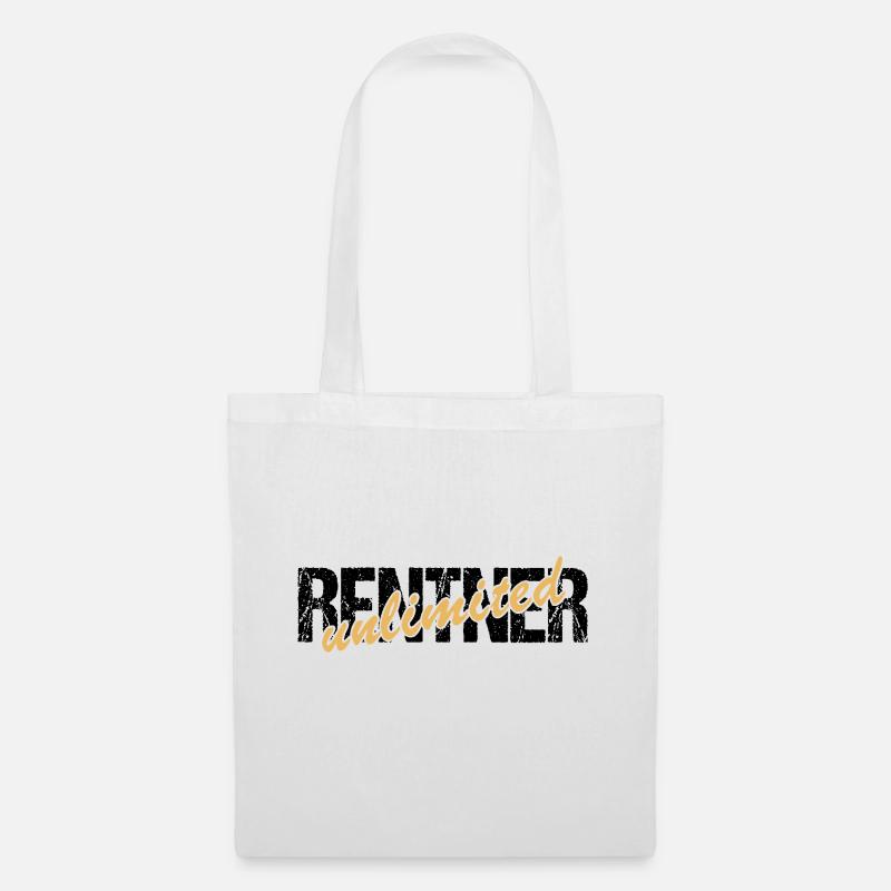Rentner unlimited 2025 - Stoffbeutel - Weiß
