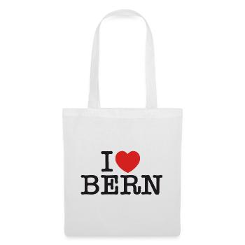 I LOVE BERN - Stoffbeutel - Weiß - Vorne