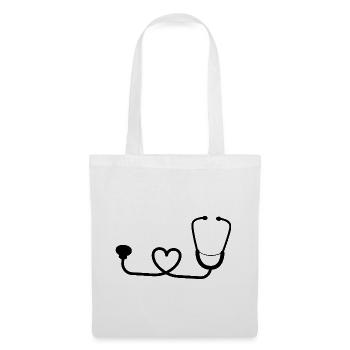 médecin médecin infirmier - Sac en tissu - blanc - Devant