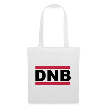 dnb_black and withe - Stoffbeutel - Weiß - Vorne