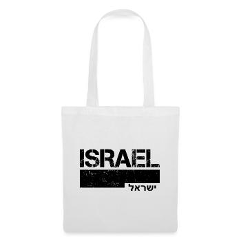 Iwrith Juif Hanoukka Israël Étoile de David - Sac en tissu - blanc - Devant