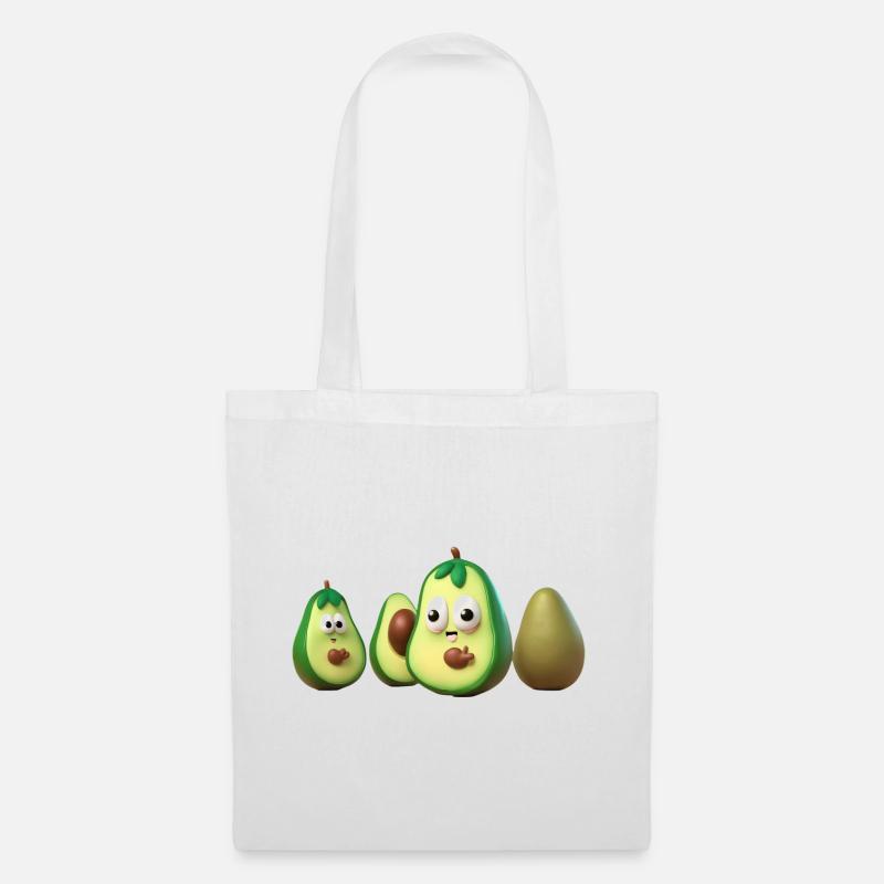 AvoCute - Stoffbeutel - Weiß