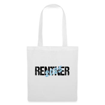 Rentner 2025, Ruhestand, Rente - Stoffbeutel - Weiß - Vorne