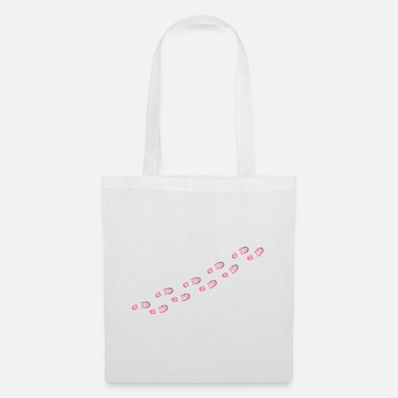 Footprints - Tote Bag - white