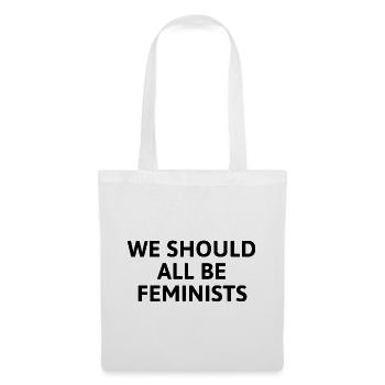 Nous devrions toutes être féministes - Sac en tissu - blanc - Devant
