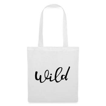 sauvage - Sac en tissu - blanc - Devant