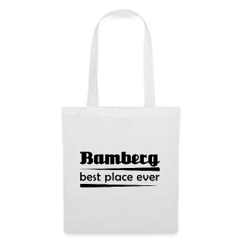 Bamberg - Stadt best place ever - Stoffbeutel - Weiß - Vorne
