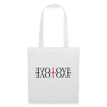 Love, Liebe, I love you, ich liebe Dich - Stoffbeutel - Weiß - Vorne