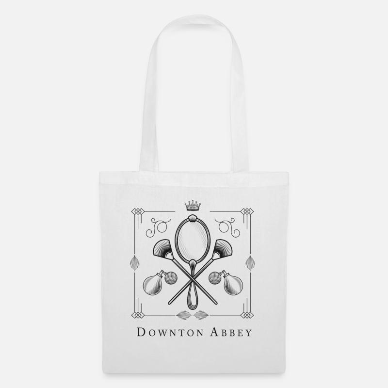 Downton Abbey Spiegel & Parfum - Stoffbeutel - Weiß
