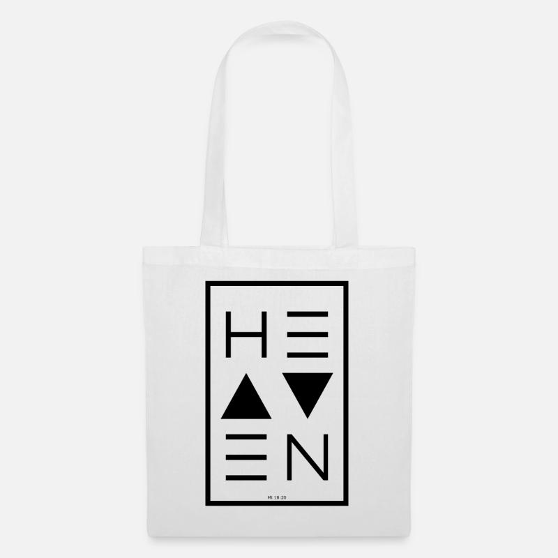 Ciel NOIR - Sac en tissu - blanc