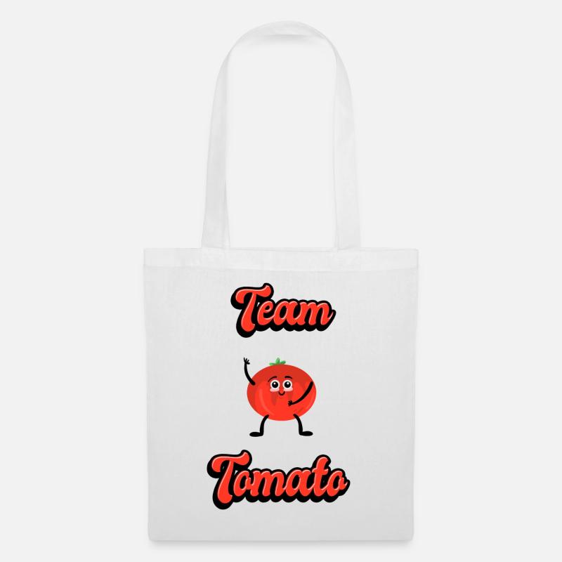 Team Tomaten - Stoffbeutel - Weiß