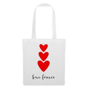 HEART. COUPLE. JUST MARRIED. Bachelorette party. VALENTINE'S DAY. - Tote Bag - white - Front