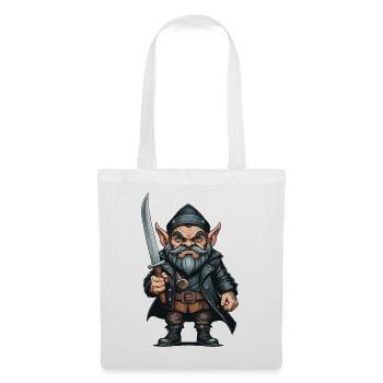 Petit nain maléfique - Sac en tissu - blanc - Devant